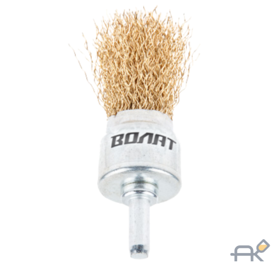 Щетка д/дрели кистевая 25мм ВОЛАТ (для дрели кисточка концевая крацовка)81070-25 